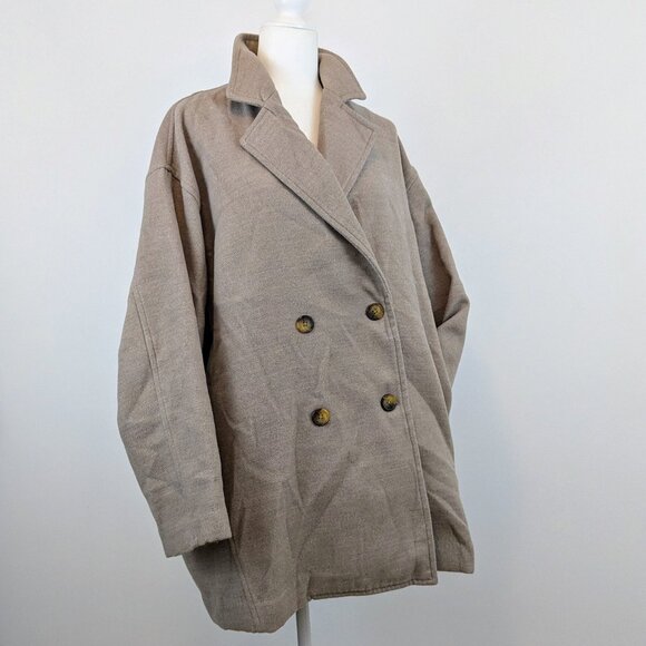 Free People Hannah Slouchy Double-Breasted Blazer - Picture 6 of 15